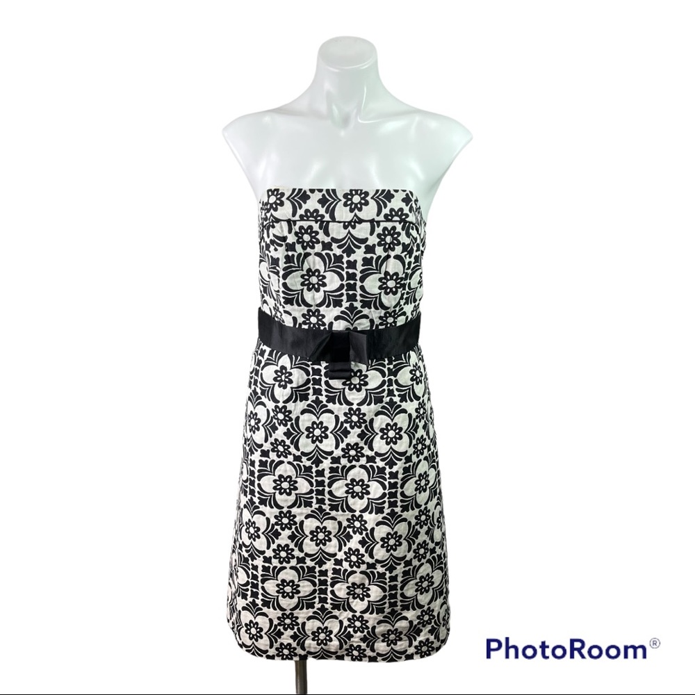 Lilly Pulitzer Black label strapless dress